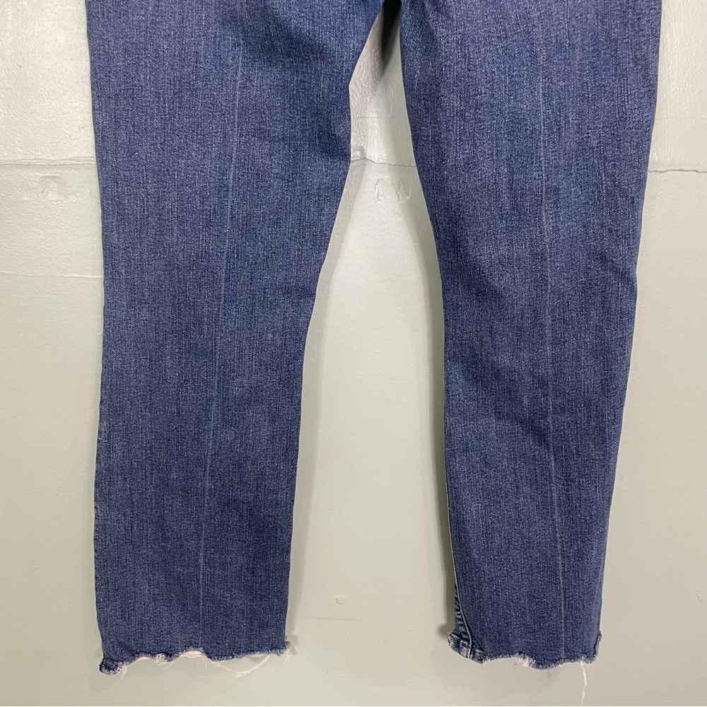 MOTHER The Insider Crop Step Chew Dancing on Coals Distressed Sz 29‎ Blue - Picture 10 of 13